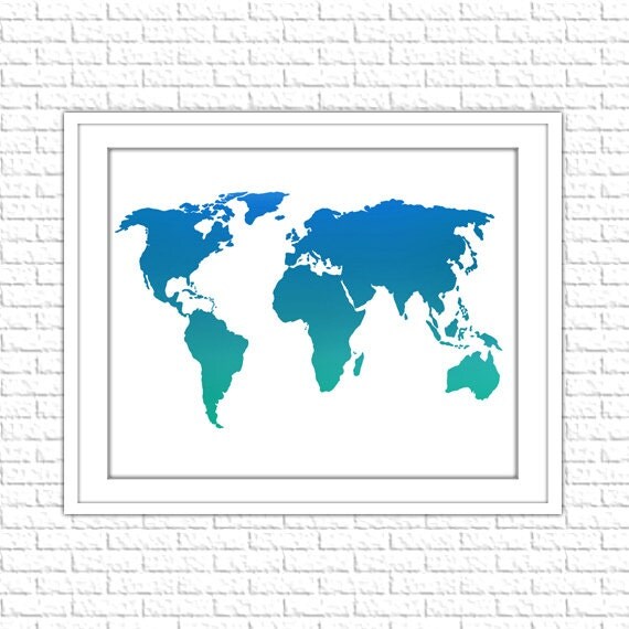 Printable World Map 8 X 10 | world map print 8x10 printable art print home wall art Printable World Map 8 X 10 | world map print 8x10 printable art print home wall art