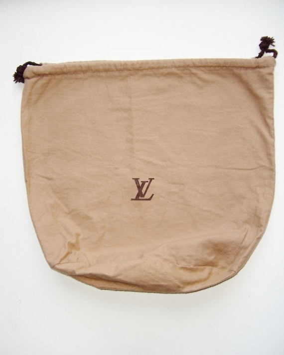 Authentic LOUIS VUITTON Dust Bag Drawstring Vintage by tantarosie
