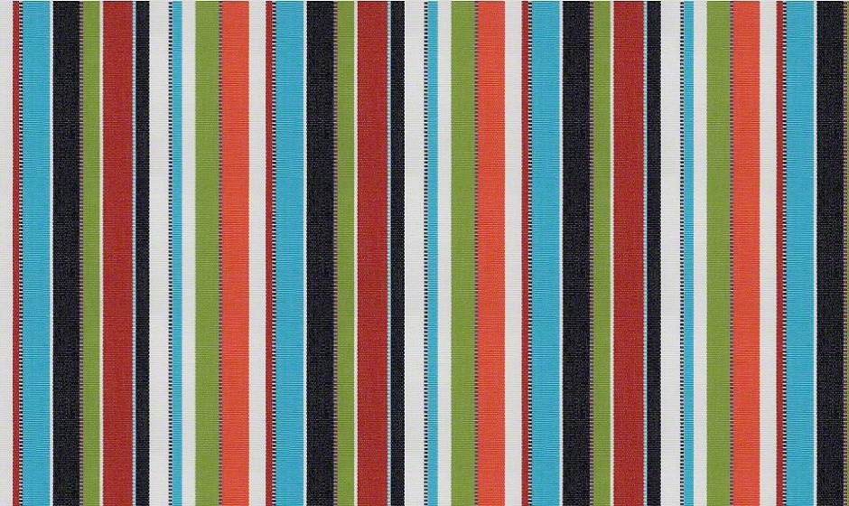Sunbrella Carousel Confetti Stripe Fabric Fabric By The Yard