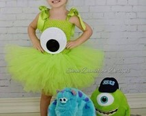 Monsters Inc tutu dress // Mike tutu dress // Monsters party dress ...