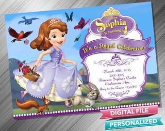 Sofia The First Invitation