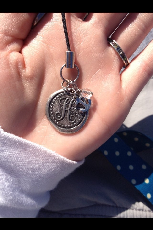 Initial keychain by SewFineByKerri on Etsy