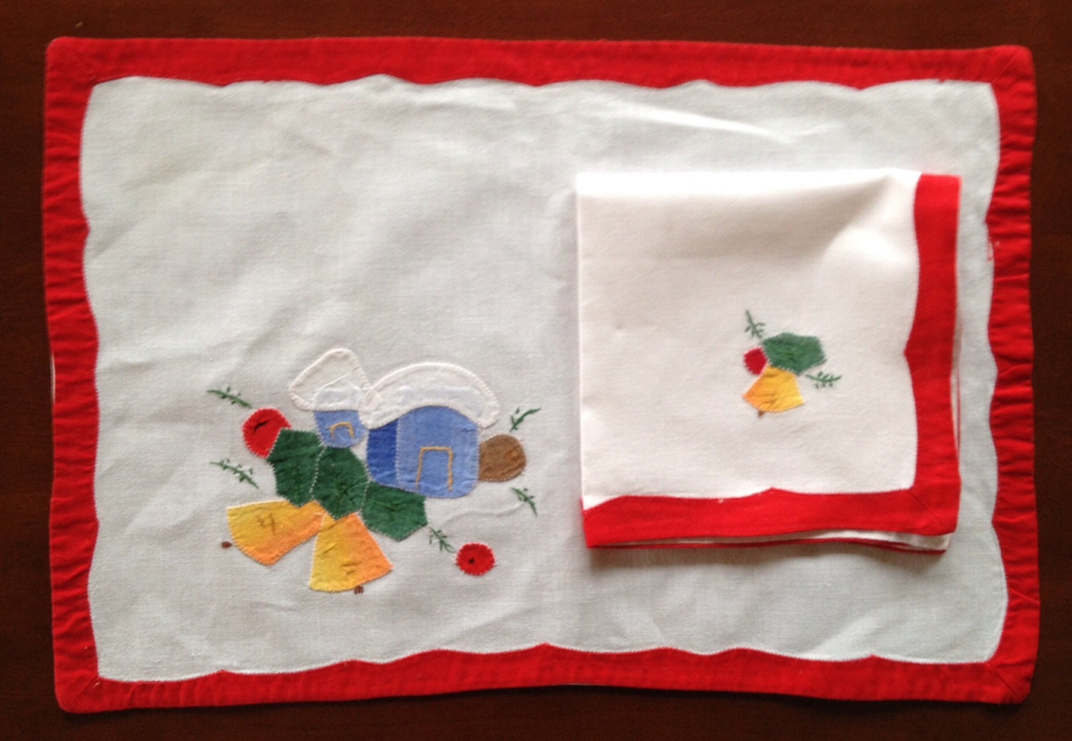 Christmas Placemats & Napkins Christmas Placemats by HeirloomDecor