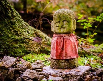 Little Jizo - Japan, fine art print, Buddhism, photograph, statue, temple, asian, zen