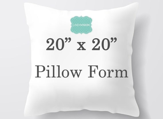 20x20 pillow insert