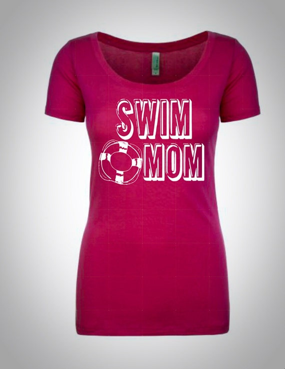 Swim mom shirt. womens v neck. Womens shirt. Womens graphic