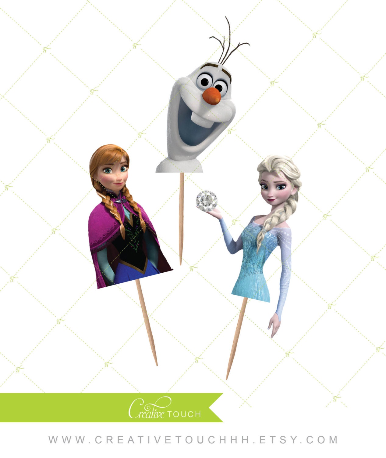 Frozen Cupcake Toppers Elsa Cupcake Toppers Frozen Birthday