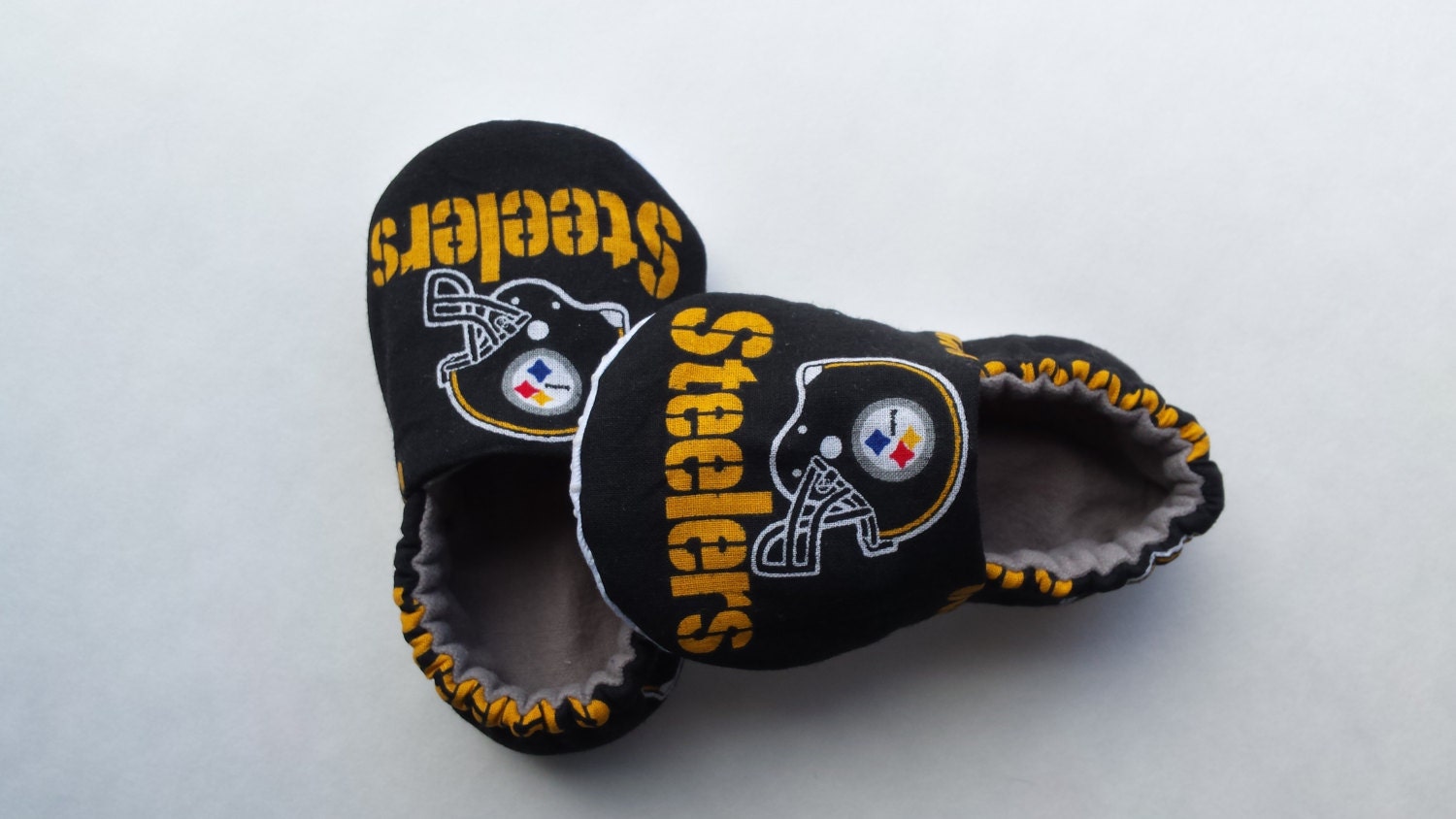 Pittsburgh Steelers baby shoes crib shoes baby slippers