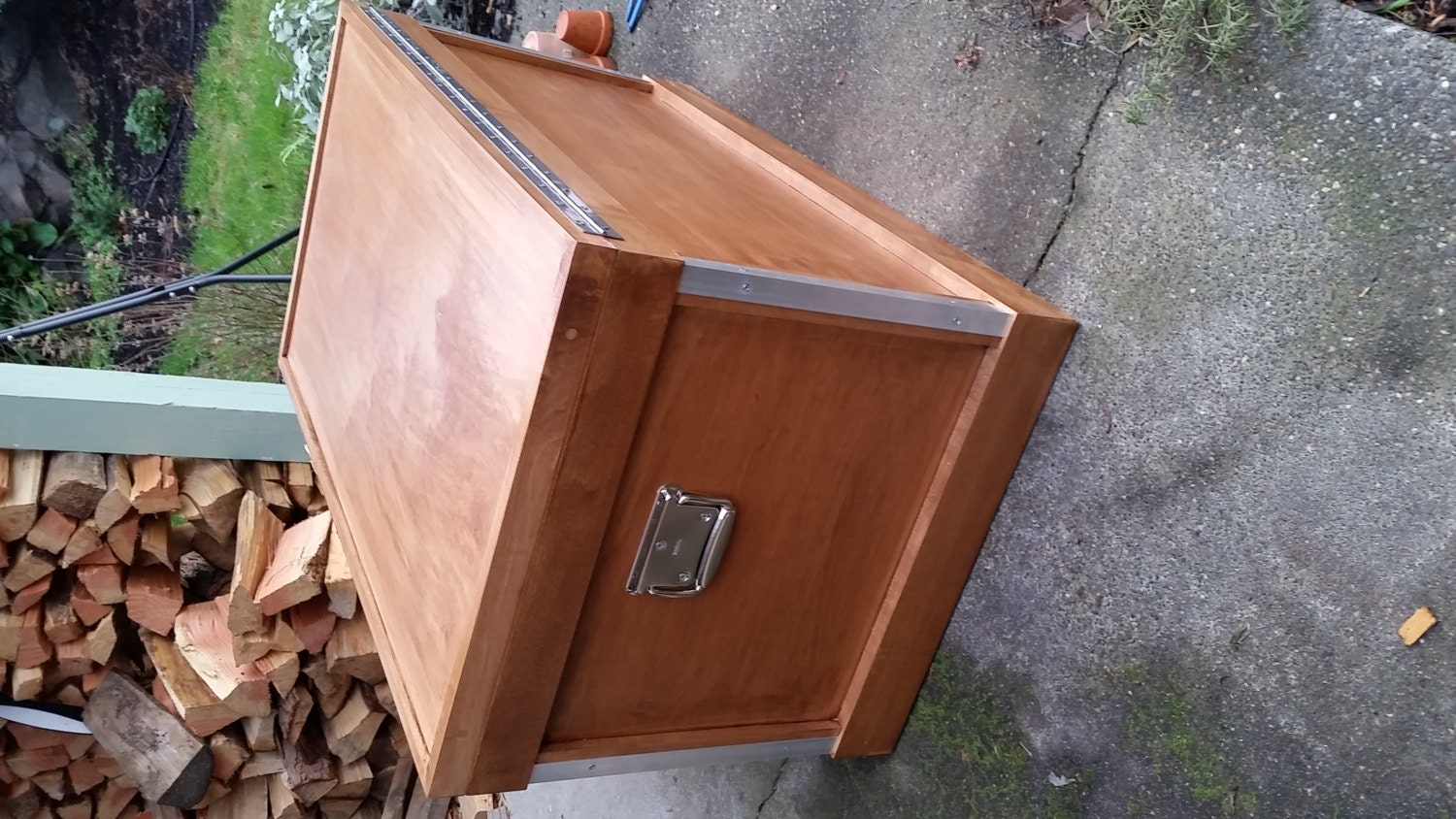 Equestrian Tack Trunk storage trunk coffee by WHarrellFurniture