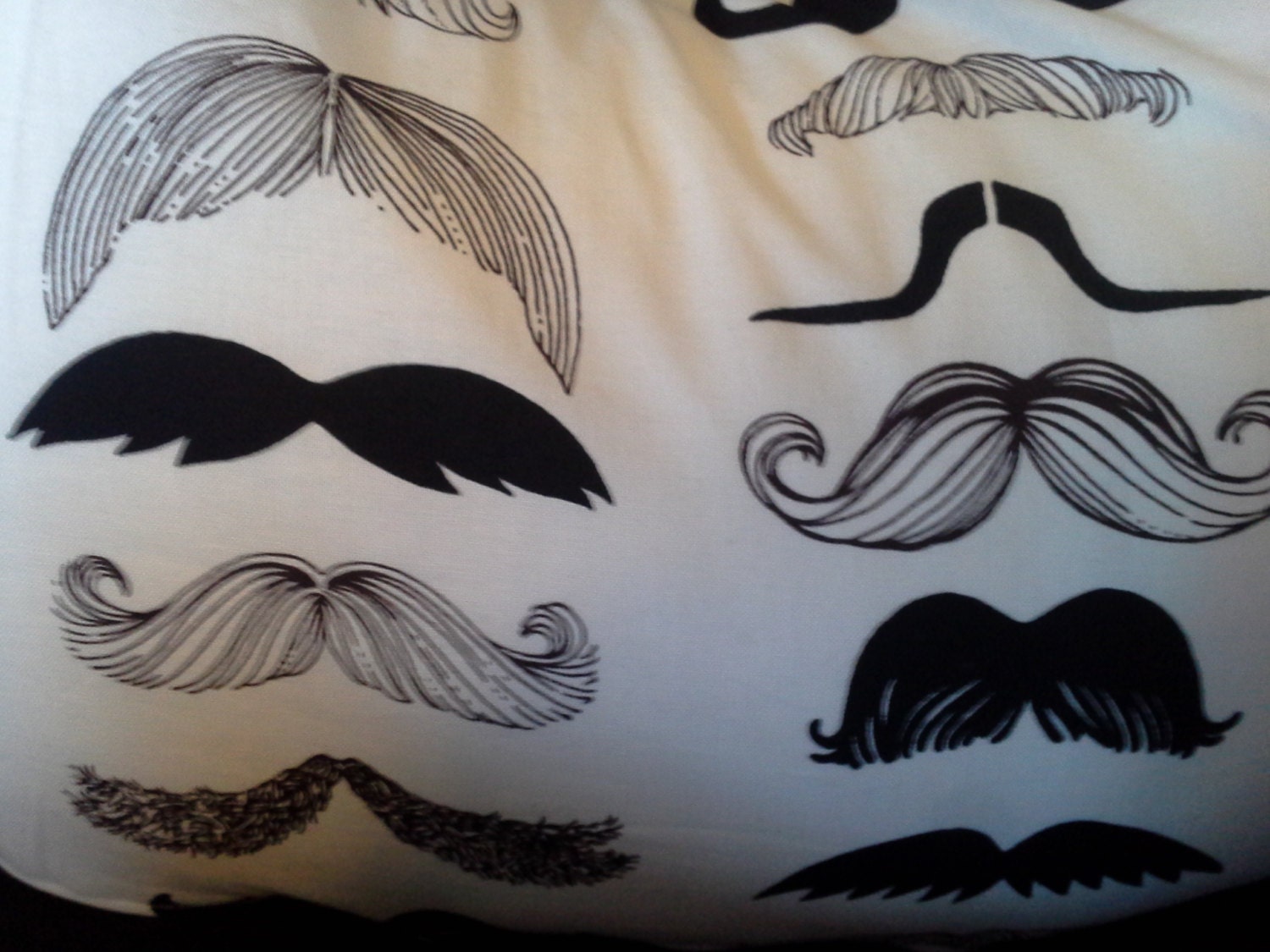 Black and White Mustache Boppy Cover, Stache, Mustache, Boppy Cover, Nursing Pillow, Baby Bedding, Baby Pillow