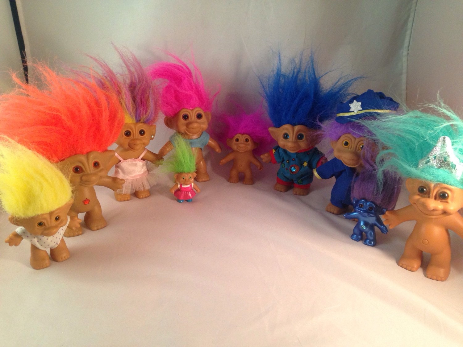 little toy trolls from the 90s