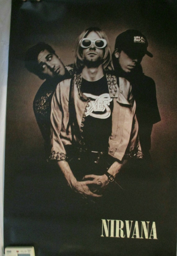 Items Similar To Original 1993 Nirvana In Utero Album Promo Poster Kurt