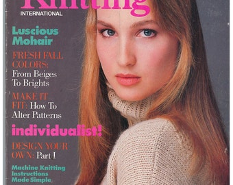 Vogue Knitting International Magazine Fall/Winter 1987 - VINTAGE - il_340x270.755417262_fb26