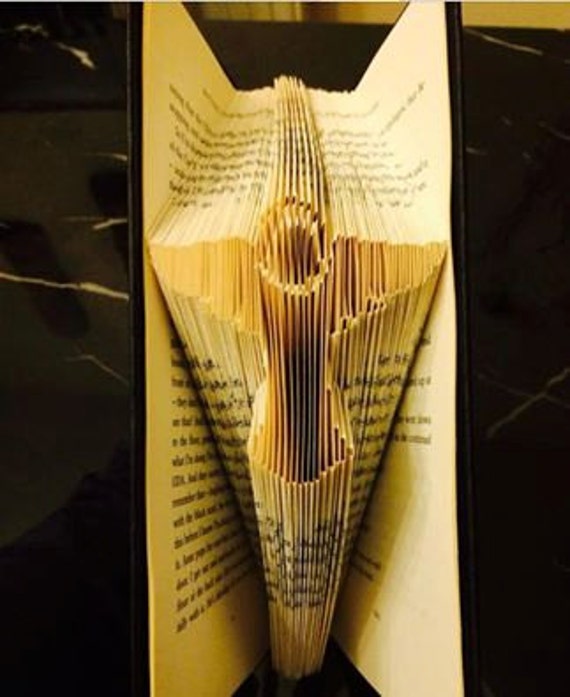 Guardian Angel Folded Book Art Pattern Pdf. Book Folding
