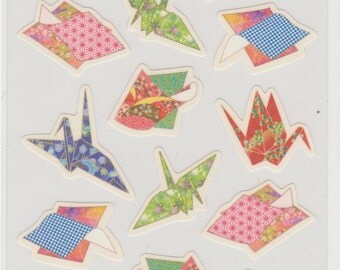 Japanese Origami Stickers - Hallmark - Reference B2655-58