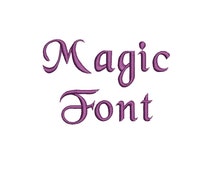 Magic Book Machine Embroidery Font Alphabet - 3 Sizes