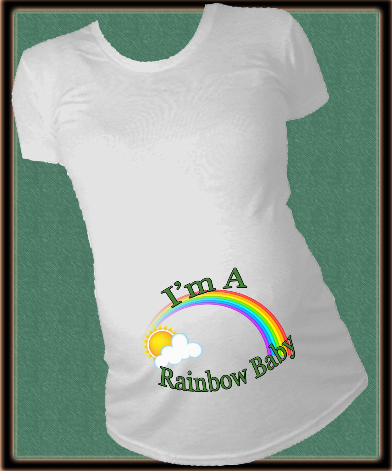 maternity rainbow shirt