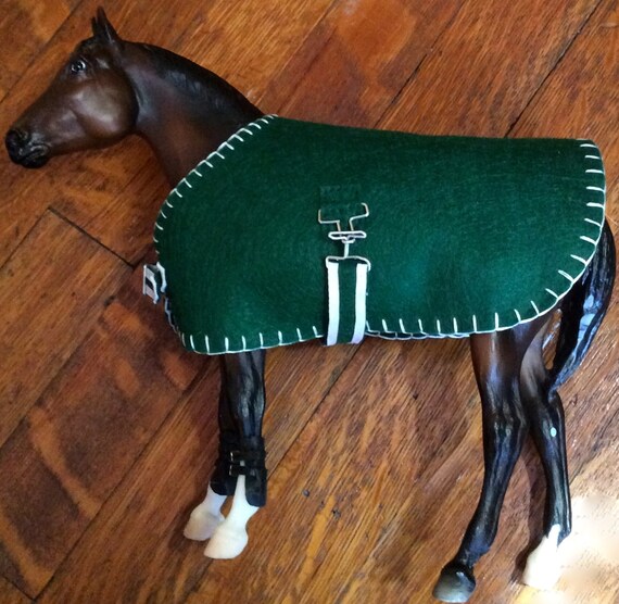 Green & White Model Horse Blanket 19 / by StarryMountainDesign