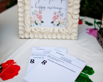 Unique Wedding Guestbook Idea - 50 sheet "Prescription" Note Pad - perfect for brides and grooms in the medical profession