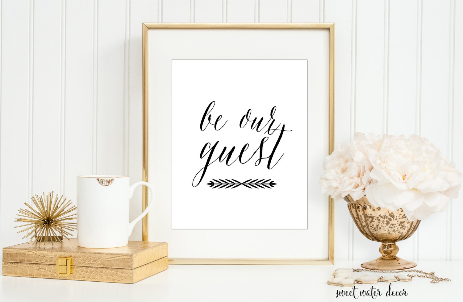 Be Our Guest Printable Wall Art Print Printable by sweetwaterdecor