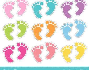 Foot clipart | Etsy