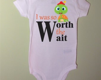 Items Similar To I Was So Worth The Wait Onesie On Etsy