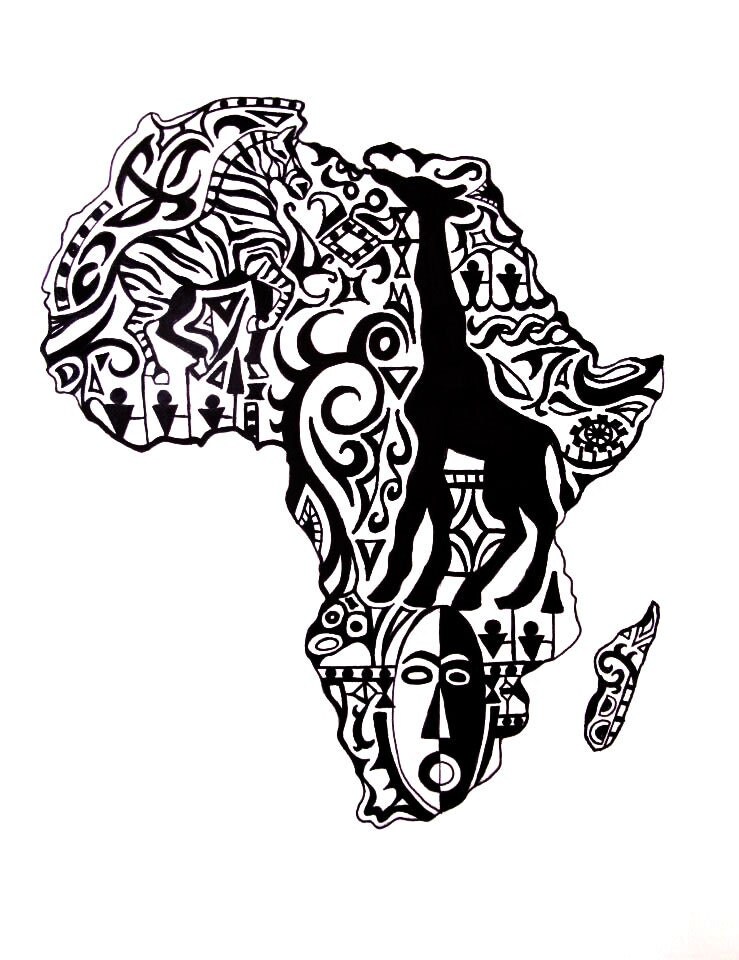 Pin by GringoDoBahia3 - on tattoo | Africa tattoos, African tattoo