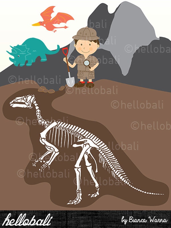 dinosaur fossil clip art - photo #20