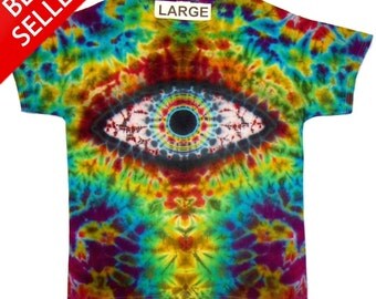 Free Shipping - Handmade Eye Tie Dye Shirt