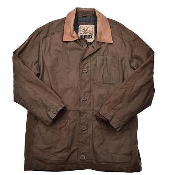 Vintage Leather Jacket NEW ZEALAND OUTBACK by