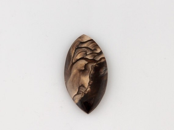 Deschutes Jasper - rare natural gemstone, handmade cabochon