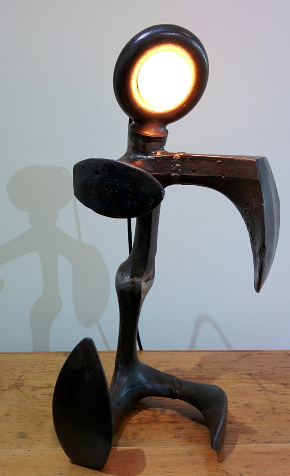 Last Man Lamp / Metal Sculpture