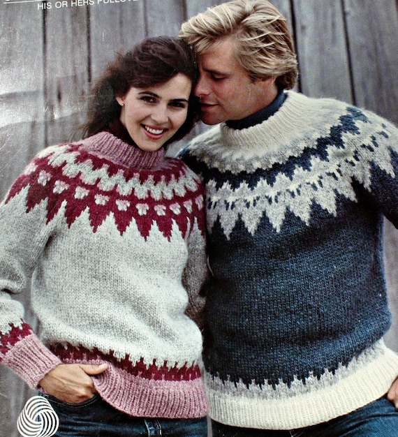 Nordic Sweater Knitting Pattern Elenka White Buffalo Mills