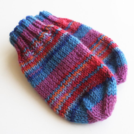 Baby Mittens. Thumbless Mittens. Knit Winter by BarkingDogDesigns