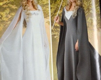 Sewing Pattern Simplicity C1551 Costume Misses' Medieval Queen Dresses Uncut Complete FF