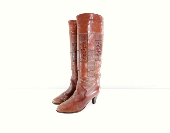 womens tan boots size 7