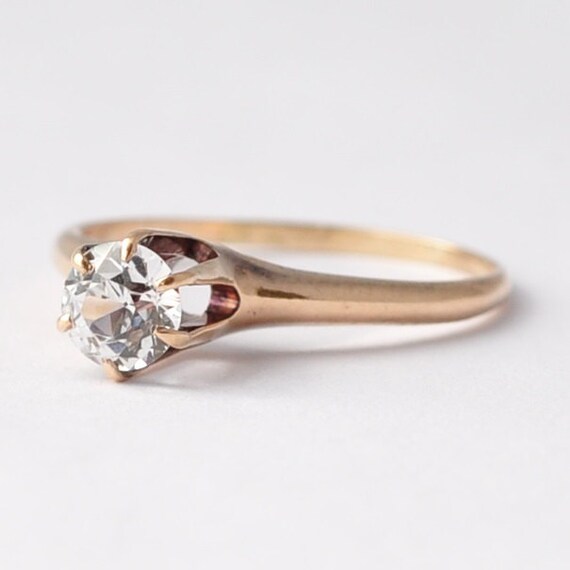 Vintage style fake engagement rings