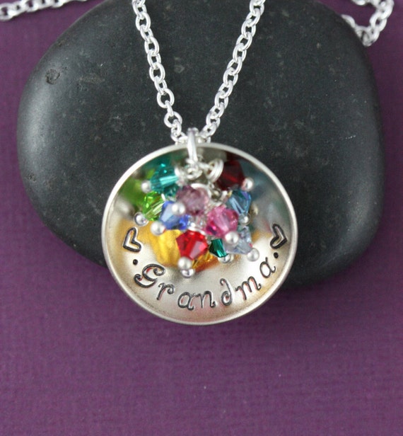 Personalized Grandma Necklace Grandma Gift Mothers DayGrandma Personalized Grandma Necklace Grandma Gift Mothers DayGrandma