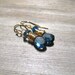 Blue Topaz Earrings, 14K Gold Filled, AAA London Blue Topaz, December Birthstone Jewelry, Blue Drop Earrings, Handmade Jewellery