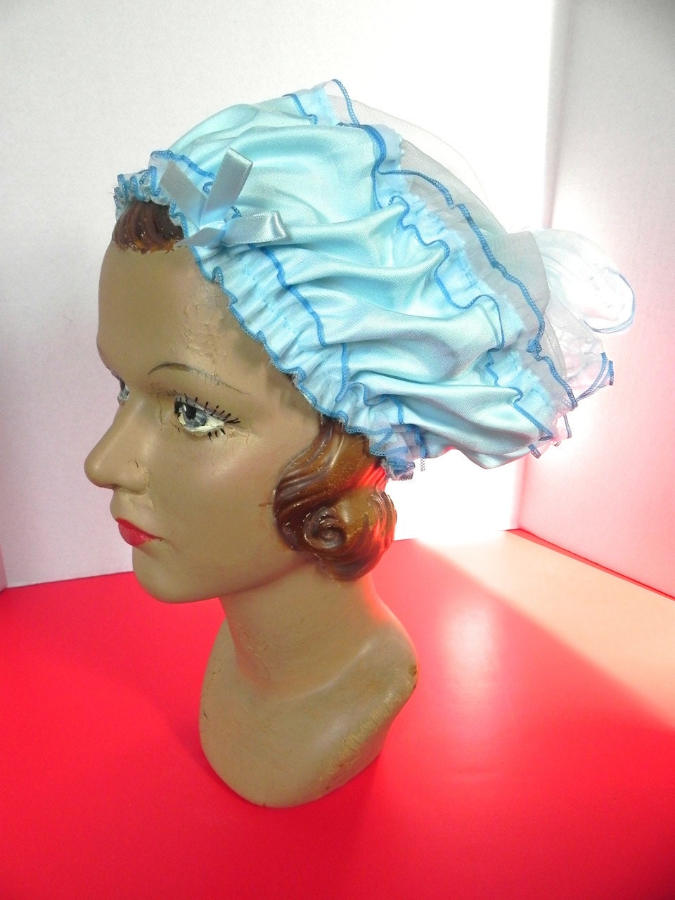 Vintage Curler Hair Style Sleep Cap