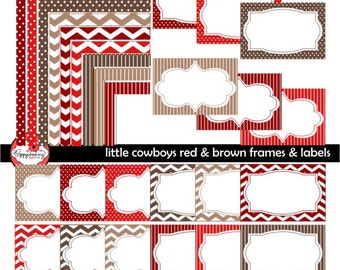 Clementine Frames & Labels: Clip Art Pack Card by poppydreamz