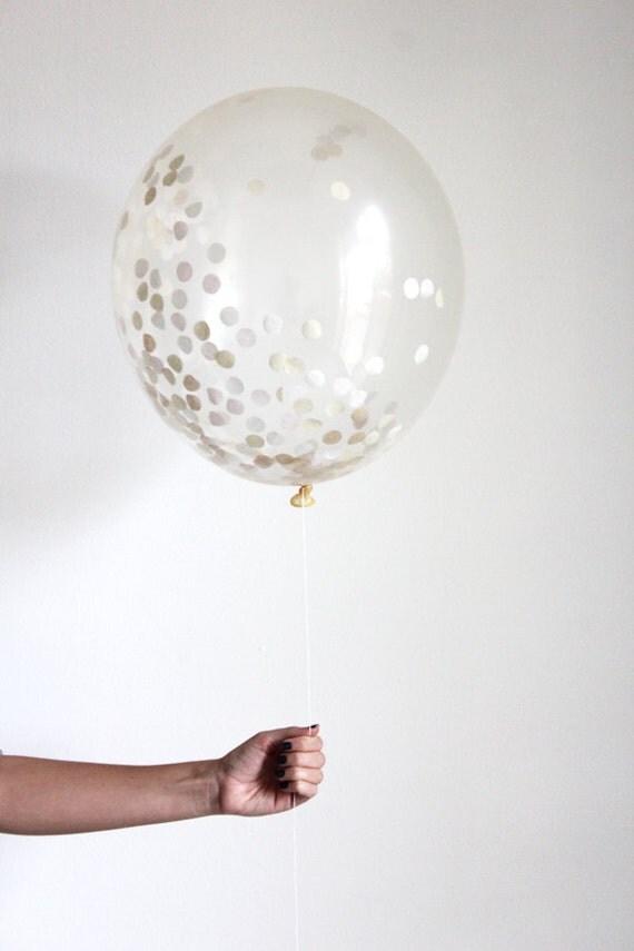 Confetti Filled Balloon - Blushing Il_570xn