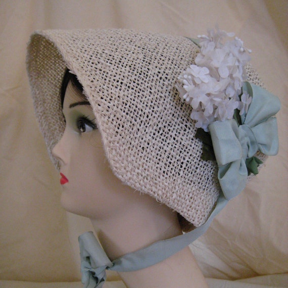 Regencyvictorian Straw Bonnet Jane Austen Authentic