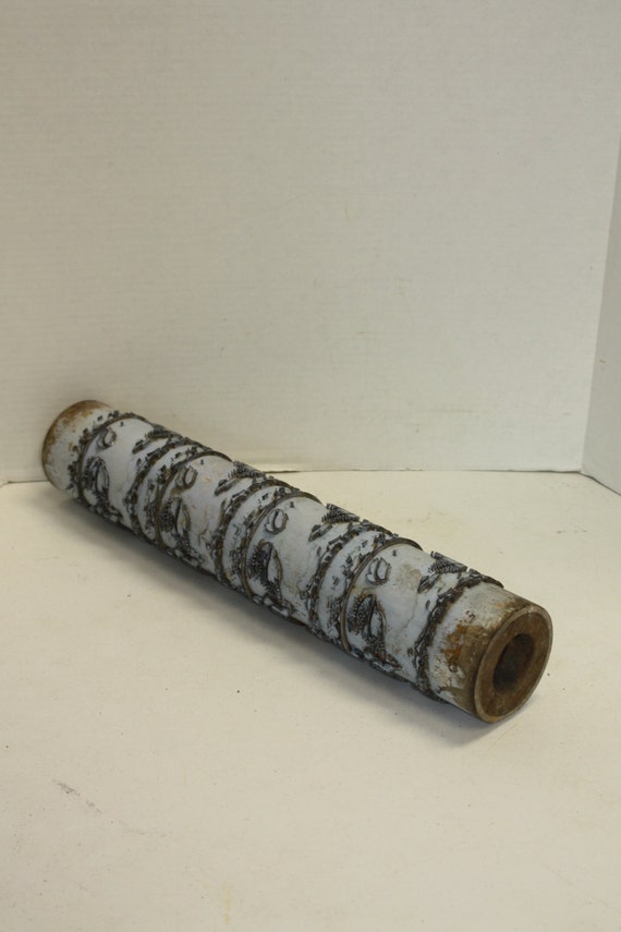 vintage roller wallpaper print Blue Antique Supply Light Wallpaper Print Roller Industrial