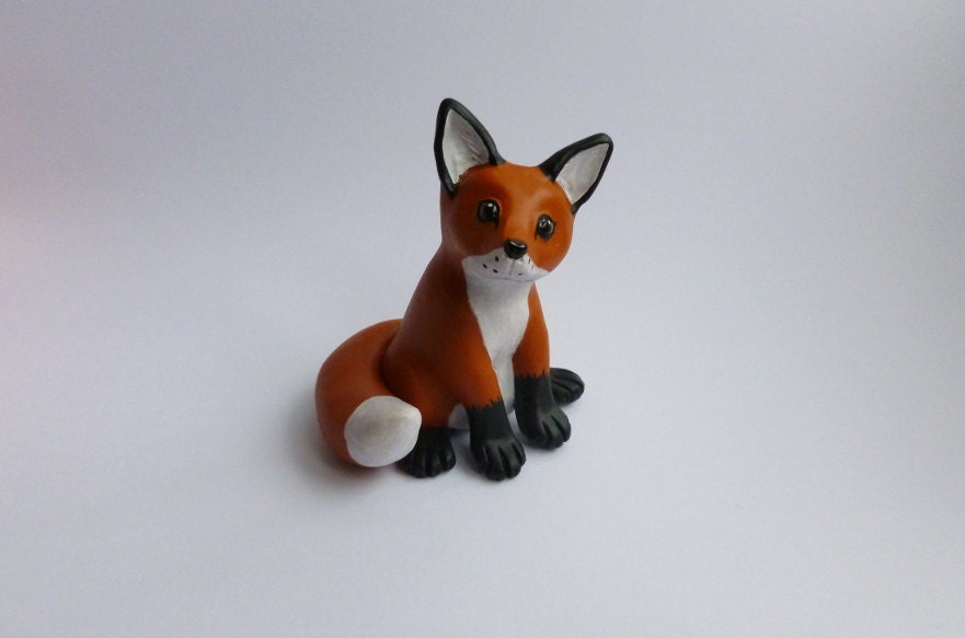 red fox figurines