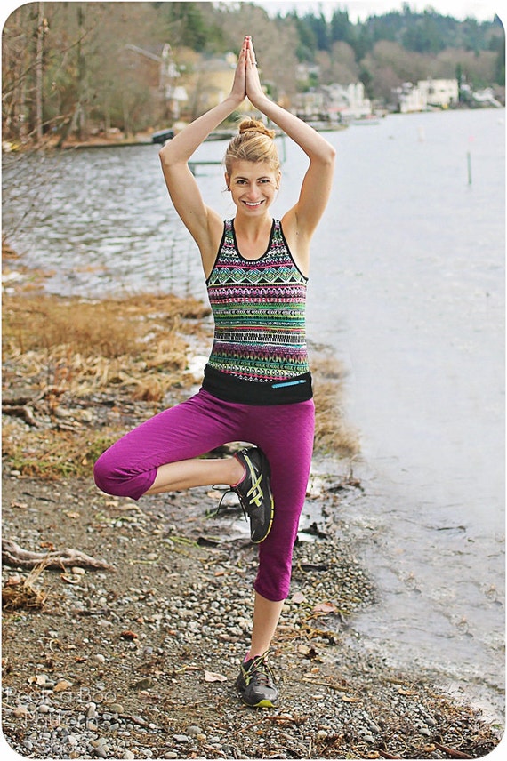Items similar to Yoga Mom: Yoga Pants Pattern, Yoga Capris Pattern
