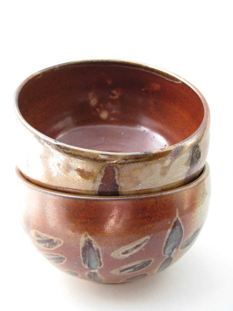 Single serving bowl set Ceramic Serving bowls Handmade