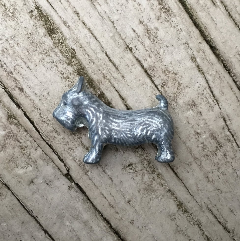Scottie Dog - Vintage Monopoly Game Piece craft supply from ...