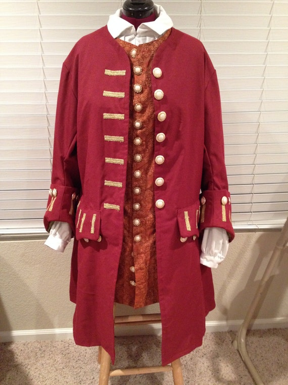 s colonial pirate frock coat size xlarge ready s colonial pirate frock coat size xlarge ready