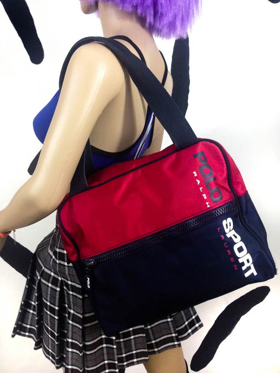 90s Polo Sport Ralph Lauen Logo Purse / Handbag / Chunky